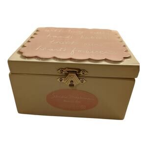 Sandra Magsamen Dept 56 Rock A Bye Baby Music Box Trinket Box 5x5x2.5 In Tested